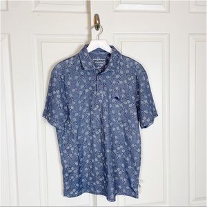 Tommy Bahama Pineapple Print Pique Polo Shirt